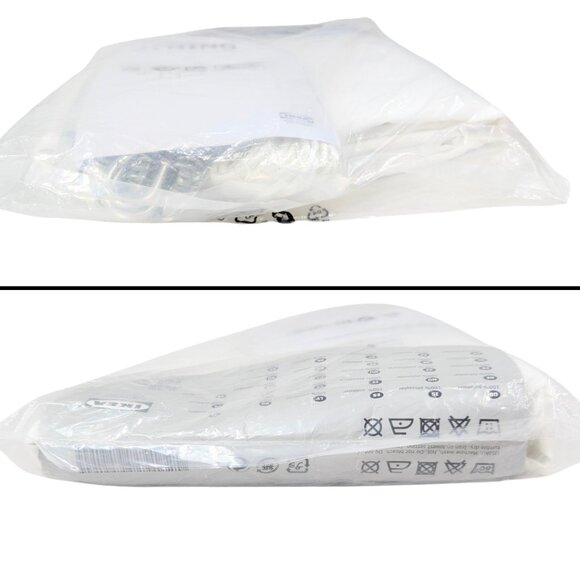 Ikea NWT DYNING White Polyester Large Wedge-Shaped Canopy Sun Shade 11' x 13' - Picture 6 of 8